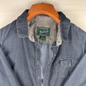 Vintage Woolrich Long Sleeve Flannel Jacket Striped Womens Size Large Button Up